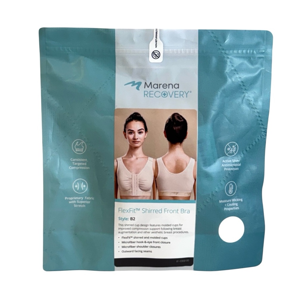 MARENA Recovery Style B2 34 AA/A-H Post Op Surgical Bra  Brand NEW Sealed